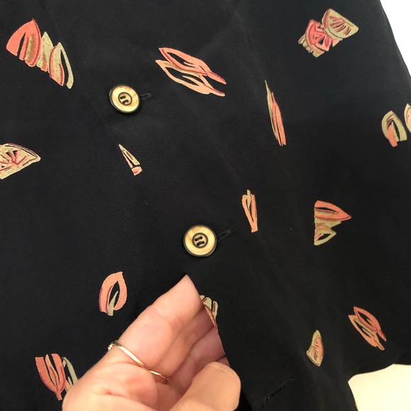 Anthropologie VTG butterfly 🦋 papaya fruit skirt - Picture 2 of 6